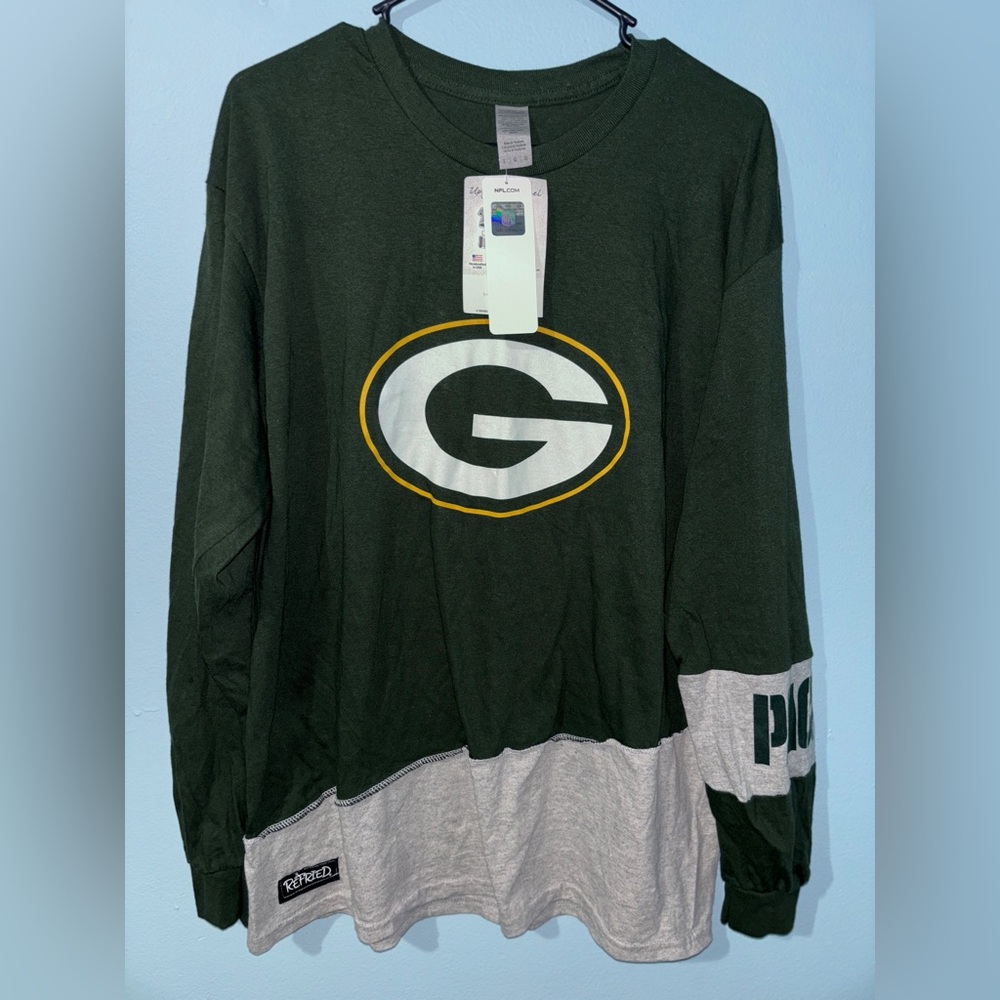 NFL packers new with tags, long sleeve